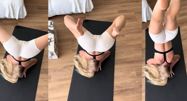 Headstand balance work 🧘🏼‍♀️